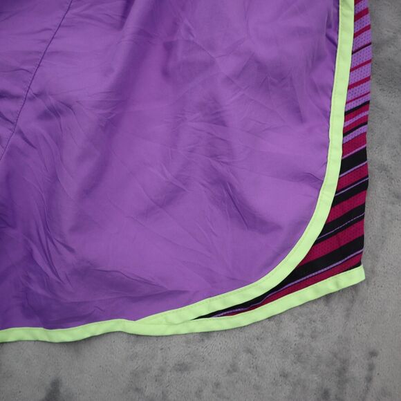Nike Shorts Womens M Purple Dri Fit Dolphin Style Active Work Out Fitness Bottom - Picture 15 of 16